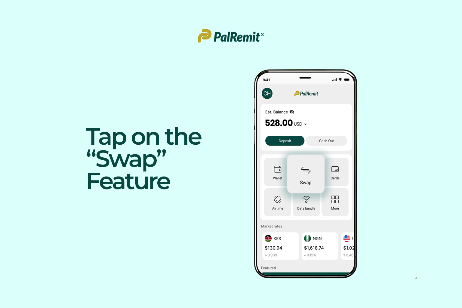 how to swap currencies on palremit